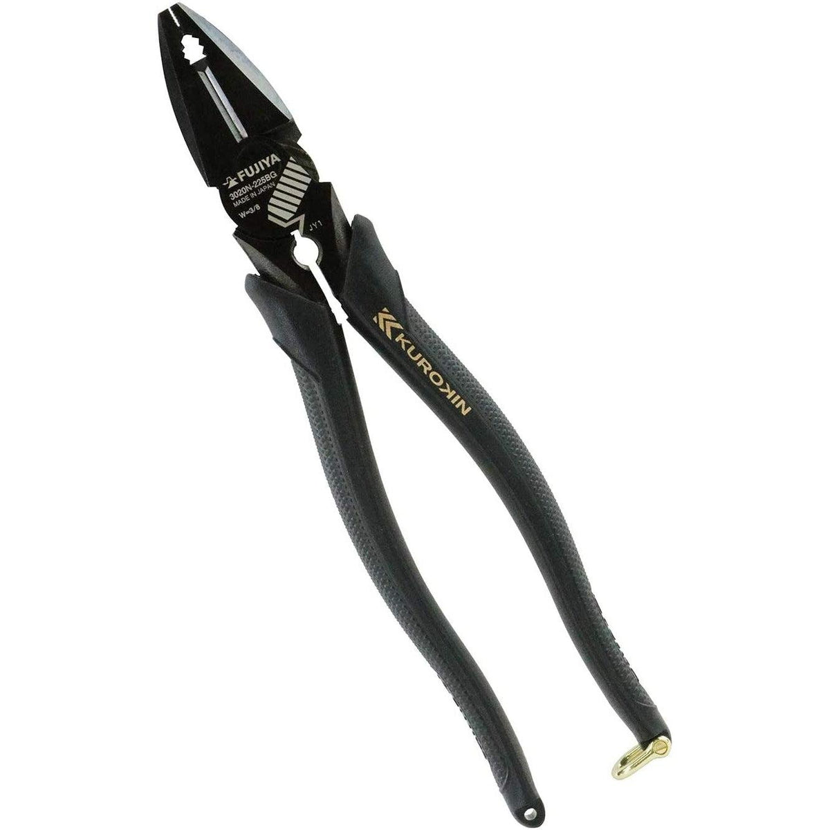 P-1-FJYA-POWPLR-3020N225BG-Fujiya Kurokin Side Cutting Lineman Deburring Pliers 225mm 3020N-225BG-2023-09-26T15:41:43.jpg